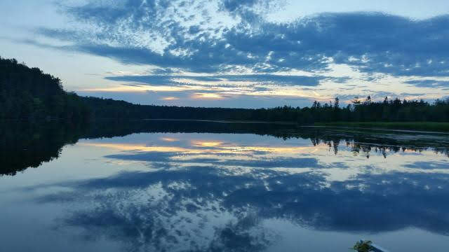 Sunset on the Au Sable River