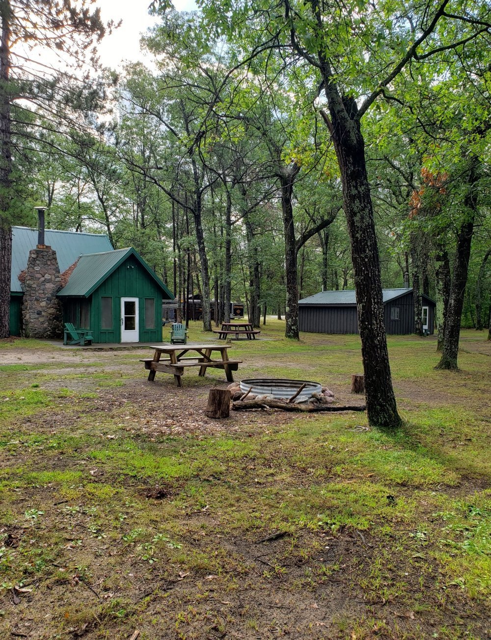 Our large and small Au Sable River Resort Cabins at Rollway Resort in Hale, MI.